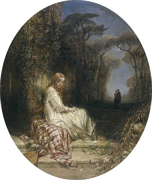 She never told her love, , Alfred Joseph Woolmer
