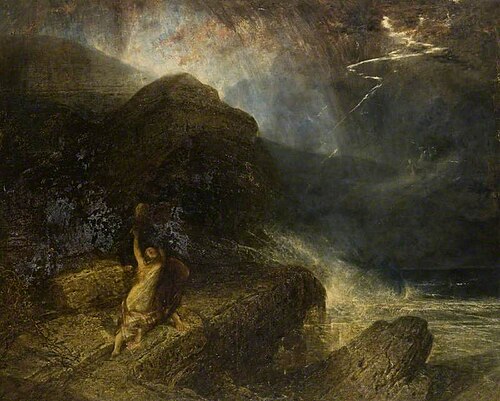 Scene from 'The Tempest', , Alfred Joseph Woolmer