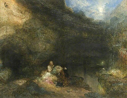 Scene from 'The Tempest', , Alfred Joseph Woolmer