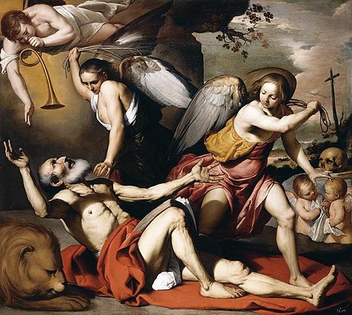 The Vision of St Jerome, 1658, Bernardino Mei
