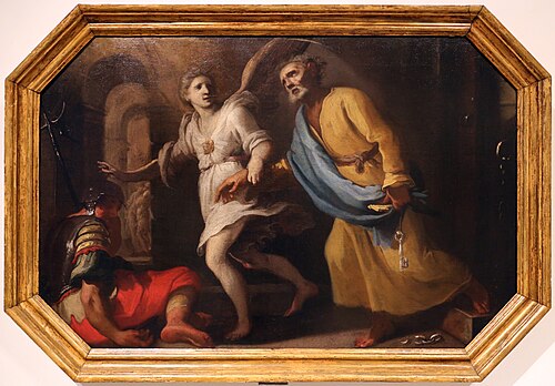 Liberation of Saint Peter, , Bernardino Mei