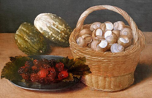 Basket with snails, , Georg Flegel