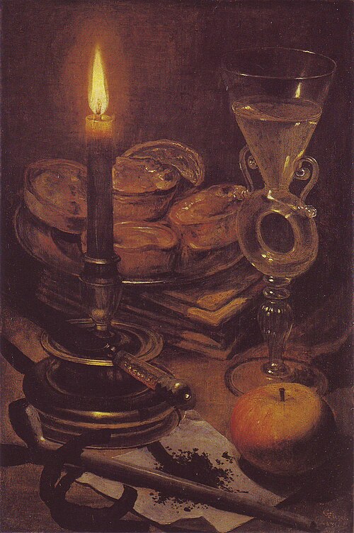 Stilleben mit Kerze, 1631, Georg Flegel