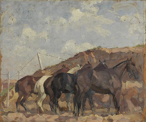 In the Mud, 1910, Algernon Talmage
