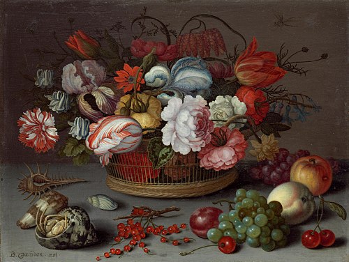 Corbeille de fleurs, 1622, Balthasar van der Ast