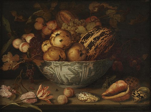 Still Life of Fruit, 1623, Balthasar van der Ast