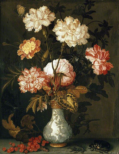 A Vase of Flowers, 1620, Balthasar van der Ast