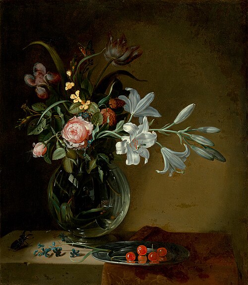 Vase of Flowers, 1645, Jacob Marrel