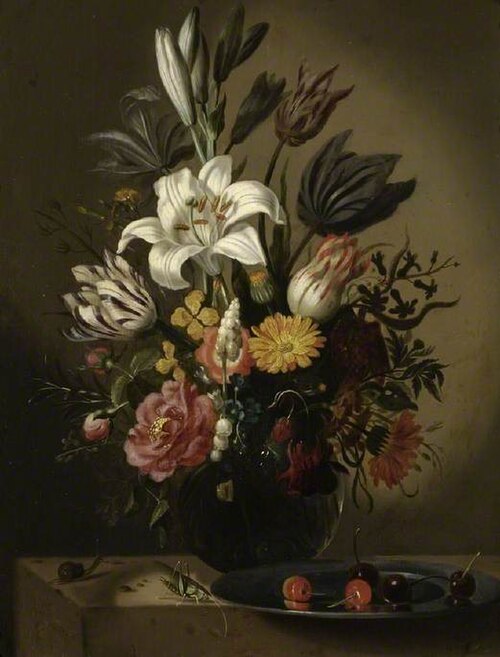 Vase of flowers, 1640, Jacob Marrel