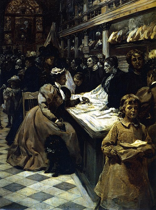 The Women Business, 1897, Alice Barber Stephens
