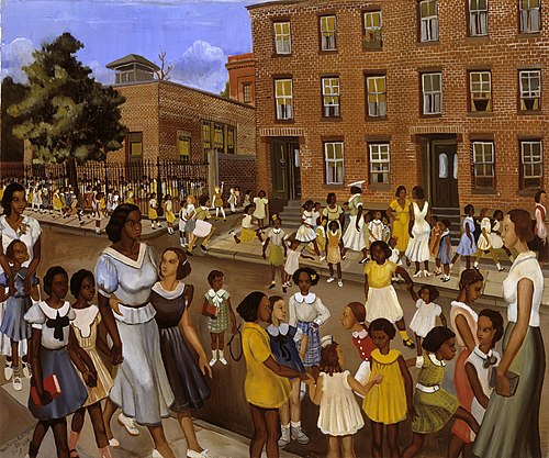 School's Out, 1936, Allan Crite