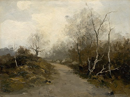 Forest Road, 1880, Felicián Moczik