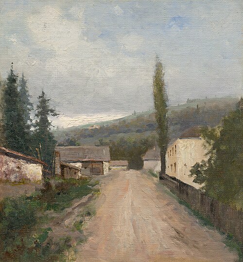 From the West Slovak Village, 1900, Felicián Moczik
