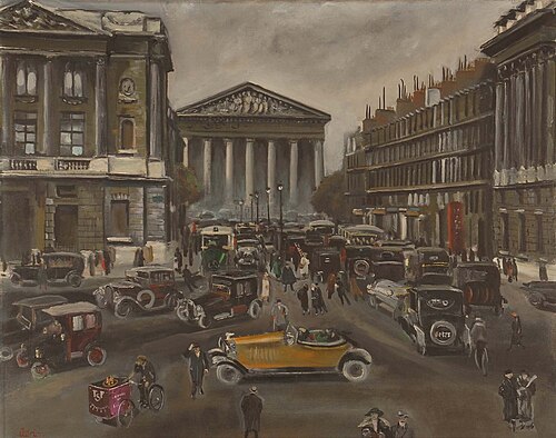 La rue Royale, 1921, Lucien Adrion
