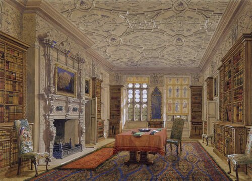 Great Drawing Room,  Aston Hall, 1854, Allen Edward Everitt