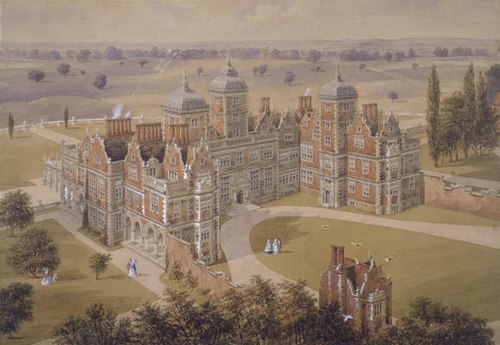 Isometric View Of Aston Hall, 1855, Allen Edward Everitt