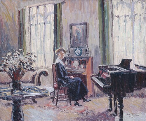 Interior, 1921, Allen Tucker
