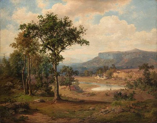 The Hill Mužský (Male) near Mnichovo Hradiště, 1865, Alois Bubák