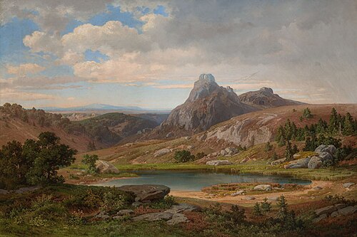In the vicinity of Bezděz, 1861, Alois Bubák
