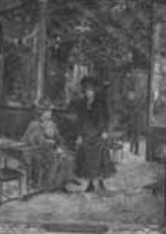 Cena de interior - um café (atribuído), 1801, Alonso Pérez