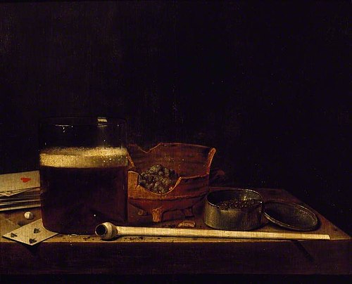 Still Life with a clay Pipe, 1651, Jan Jansz van de Velde III