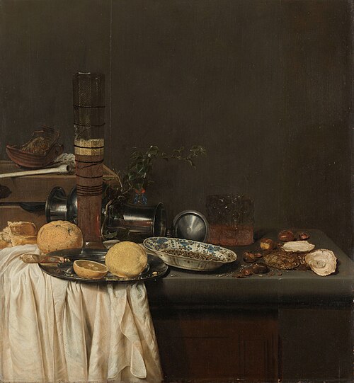 Still-life with a Tall Beer Glass, 1647, Jan Jansz van de Velde III