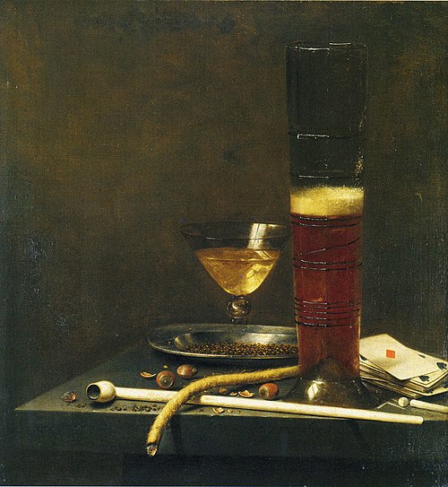 Glasses, Smoking Implements, and Cards, 1653, Jan Jansz van de Velde III