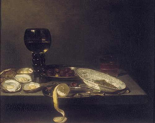 Still life with rummer and kraak porcelain, 1654, Jan Jansz van de Velde III