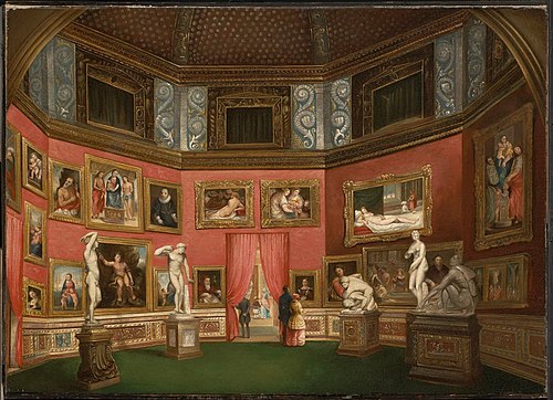 The Tribuna of the Uffizi, 1831, Amasa Hewins