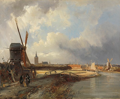 View of The Hague, 1850, Cornelis Springer