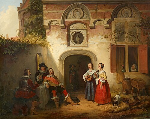 The Concert, 1850, Ferdinand de Braekeleer l'Anci