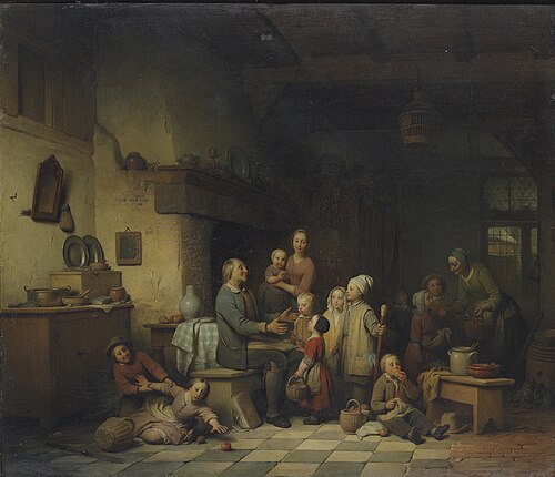 An apple a day, 1853, Ferdinand de Braekeleer l'Anci