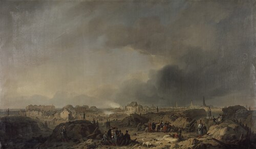 The Antwerp Castle after the Bombardement in 1832, , Ferdinand de Braekeleer l'Anci