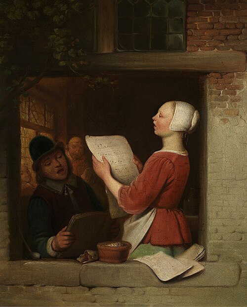 De zangers, 1792, Ferdinand de Braekeleer l'Anci