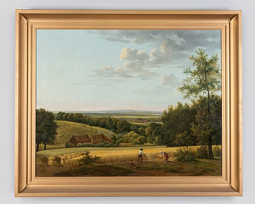 Landschap op Rosendael met gezicht op de IJssel, 1813, Gerrit Jan Michaelis