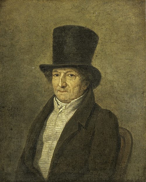 Portrait de Jean Bernard, 1828, Gerrit Jan Michaelis