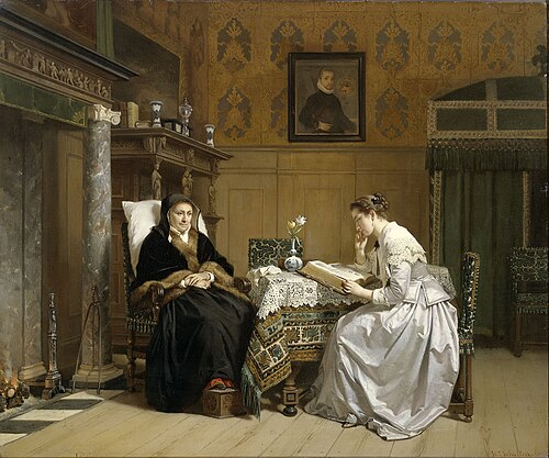 Sunday Morning, 1865, Hendrik Jacobus Scholten