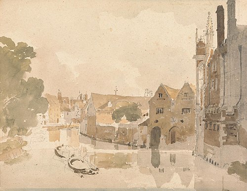 On the Cam... back of St. John's College, Cambridge, , Amelia Long