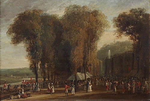 The Garden of St Cloud, Sunday, 10th September, 1815, 1815, Amelia Long