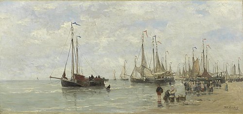 Hollands strandgezicht, 1879, Hendrik Willem Mesdag