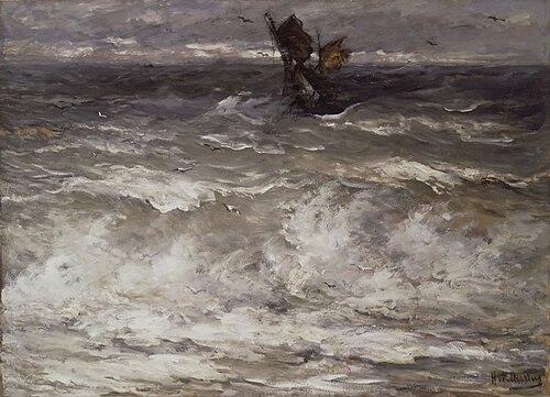 In Danger, 1895, Hendrik Willem Mesdag