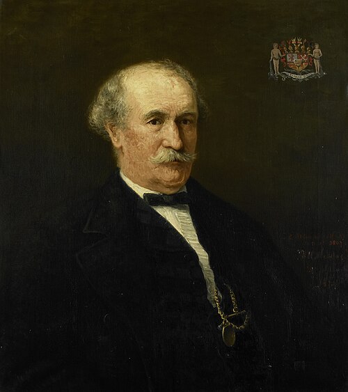 Menno David Graaf van Limburg Stirum (1807–1891). Adjudant des konings, luitenant-generaal, 1874, Hendrik Willem Mesdag
