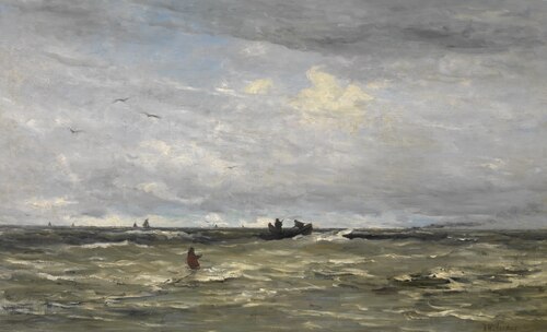 Weigh Anchor, , Hendrik Willem Mesdag