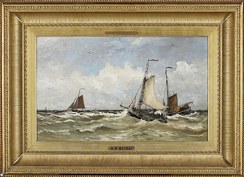 Storm at sea, 1895, Hendrik Willem Mesdag