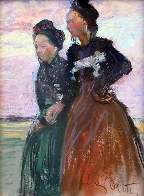 Frisian women, 1896, Ludwig Dettmann