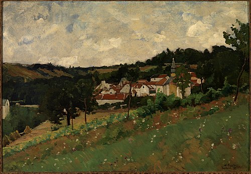 Landschap bij Septeuil., 1897, Nicolaas Bastert