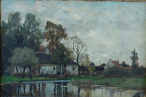 Het vochtige witte huis, 1904, Nicolaas Bastert