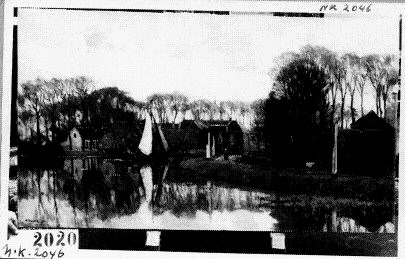 Gezicht op de Vecht te Loenen, 1887, Nicolaas Bastert