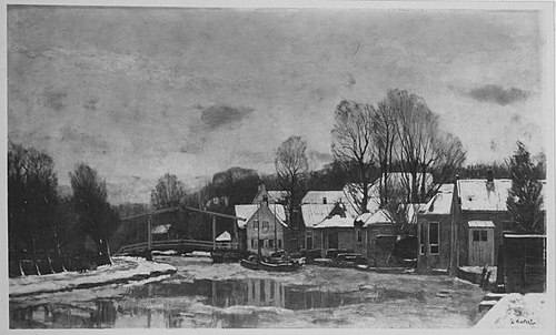 Winternachmittag, 1882, Nicolaas Bastert