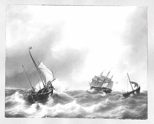 Marina, 1833, Petrus Johannes Schotel